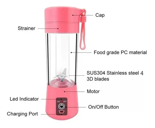 Licuadora Personal Recargable Portátil